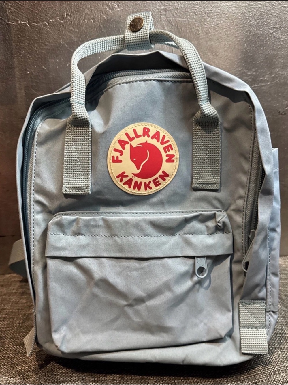 Fjallraven Kanken Mini Backpack Blue Travel School Bag